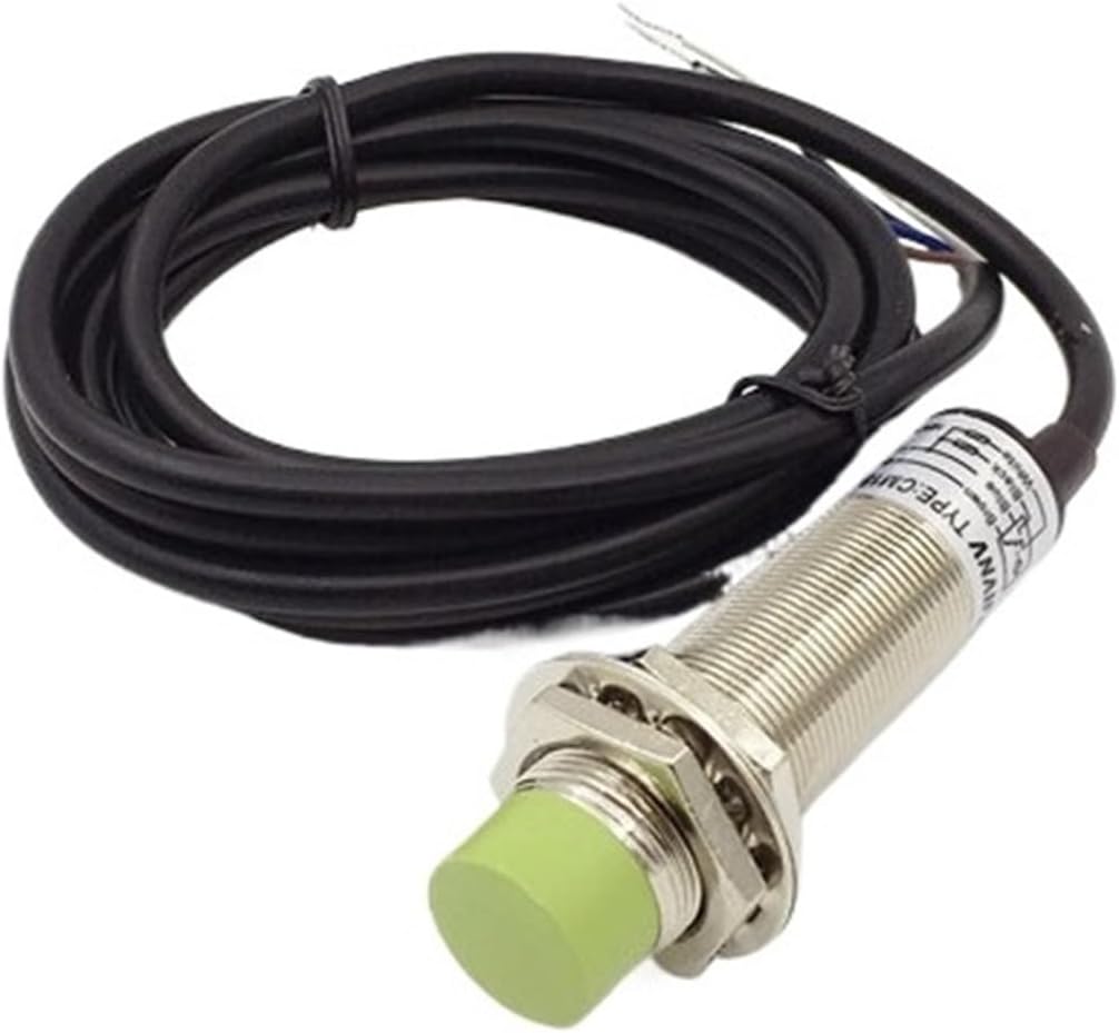 1PC M18 PNP NPN NO+NC capacitive Proximity Switch DC 4 Wires Approach capacitance Sensor Cylinder Distance 8mm Sensor Switch(PNP NO and NC,Non-Flush 8mm)