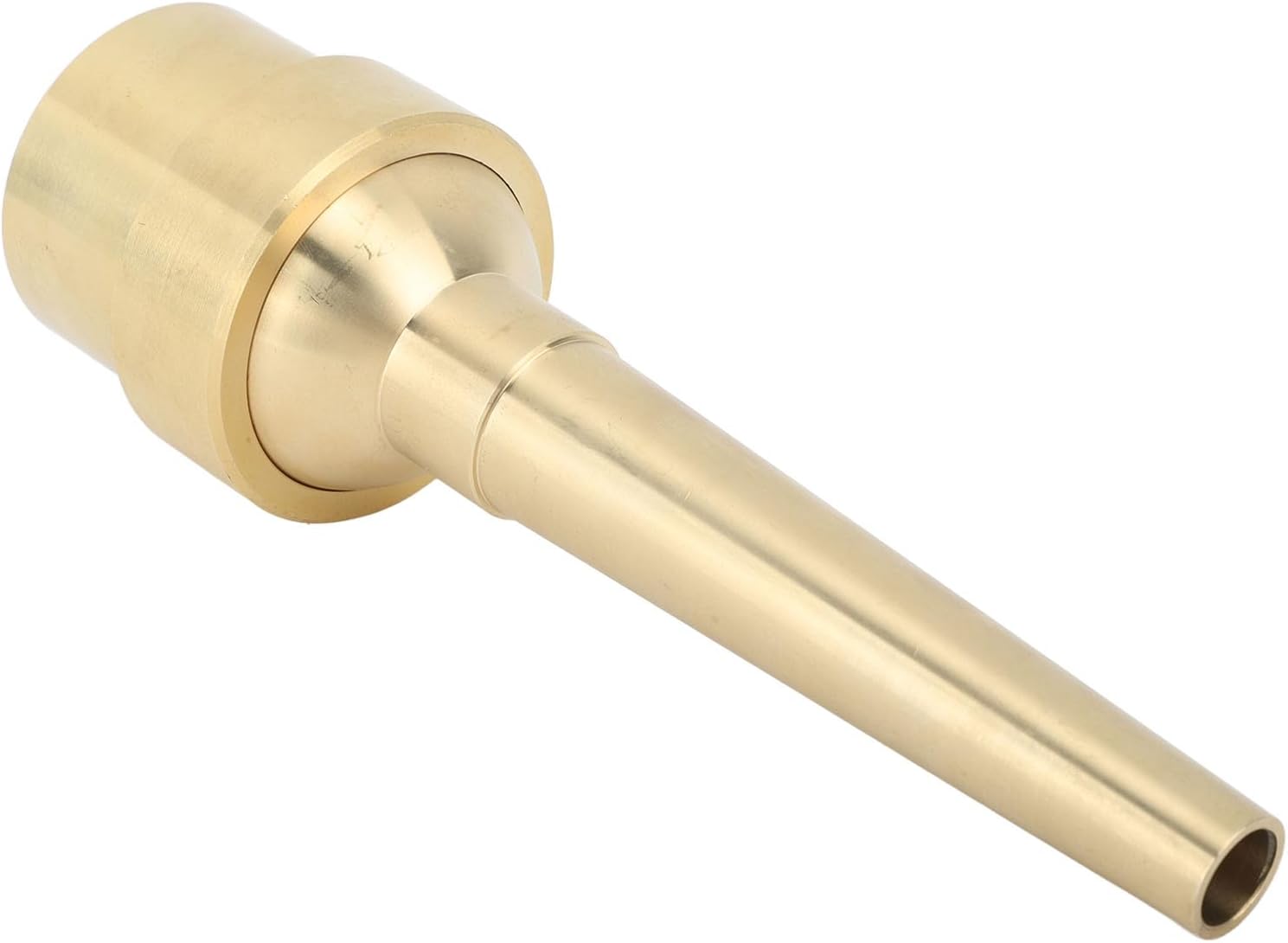 Straight Fountain Nozzle Brass, G2.5in Universal Direct Jet, Durable Lawn Fountain Accessory - Wide Spray Range, Rotatable Spherical Joint, Ideal for Parks and Gardens (G3 Inch)