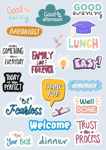 Image of CJ's Designer Class Subject Bookmark Set of 10 (7 x 2 INCHES) with Free Sticker - Perfect for Keeping Students Organized and Motivated, Multi-Color Bookmarks inch