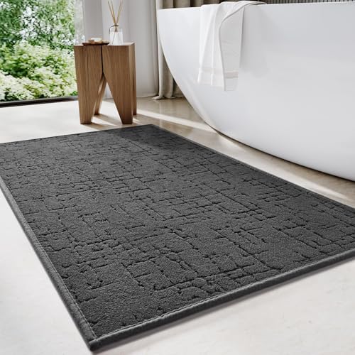 Opiniones y reviews de Alfombrillas de baño - 5 favoritos. 42 MXKJ-IU Alfombra De Baño Súper Absorbente,Alfombrilla Fina Antideslizante De Secado Rápido,Lavable a Máquina,Adecuada para Baño,Cocina Y Pasillo,Gris Oscuro,...