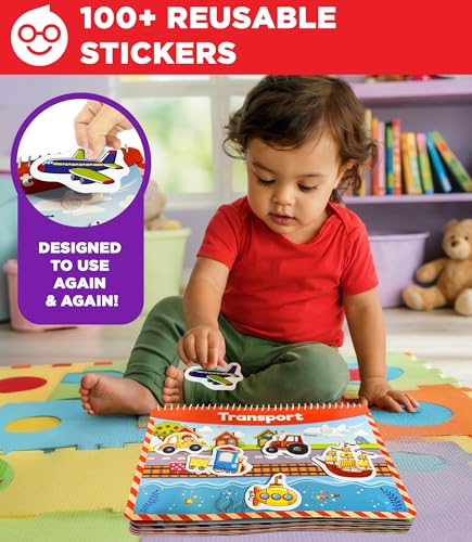 Image of EINSTEIN BOX My Big Busy Binder Book for Toddlers 1-3| Toys & Gifts for Kids Aged 1, 2, 3 & Above | Kids Montessori Toys for 2-5 Year | Quiet Book for Toddlers