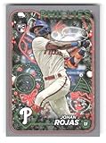2024 Topps Holiday Silver Glitter #H180 Johan Rojas RC Rookie Philadelphia Phillies MLB Baseball Trading Card