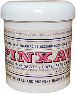 PINXAV Healing Cream, Fast Relief for Diaper Rash, Eczema, Chafing, Bed Sores, Acne, and Minor Cuts and Burns (16 OZ)