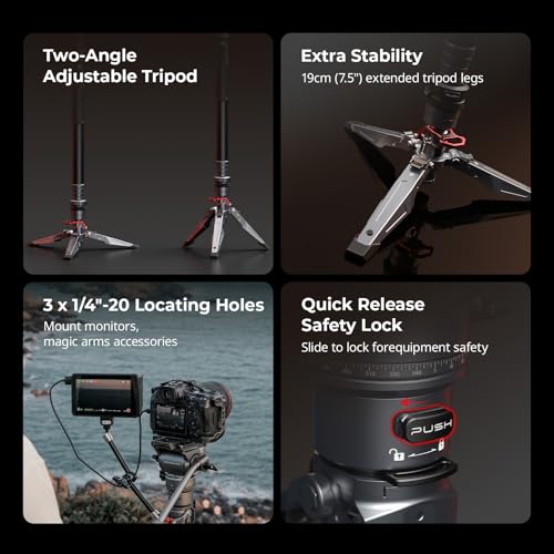 SmallRig 68.9"/ 175cm Carbon Fiber Video Monopod for Camera - image 7
