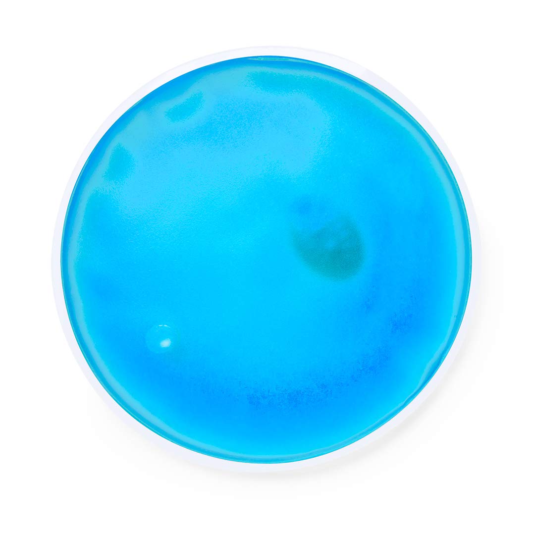 eBuyGB® Pack of 10 Instant Heating Gel Hand Warmers - Reusable Heat Pack (Blue Round) — image 1