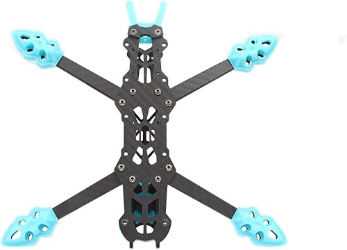 Miniatura 2 de GoolRC LANNRC Mark4 5 pulgadas FPV Marco de fibra de carbono 8.858 in distancia entre ejes 0.197 in brazo Freestyle Marco de largo alcance para