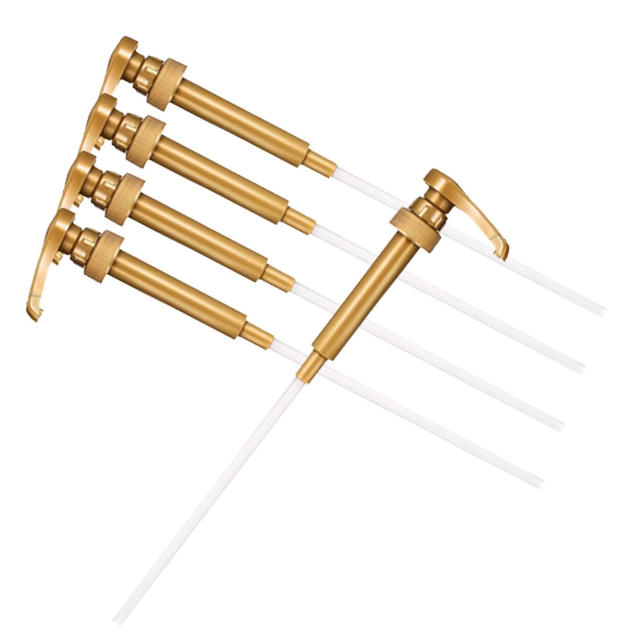 Beatifufu Coffee Syrup Pumps 5pcs Universal Dispenser Pump Bottle Replacement for Kitchen Bars