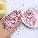 Briskbloom 3620PCS 2mm-10mm Flatback Pearls and Rhinestones Mix for Crafts, Nails, Face Art, Tumblers - Jelly Rhinestones and Half Pearls, with Tweezers and Wax Pen - Pink, Brown, White