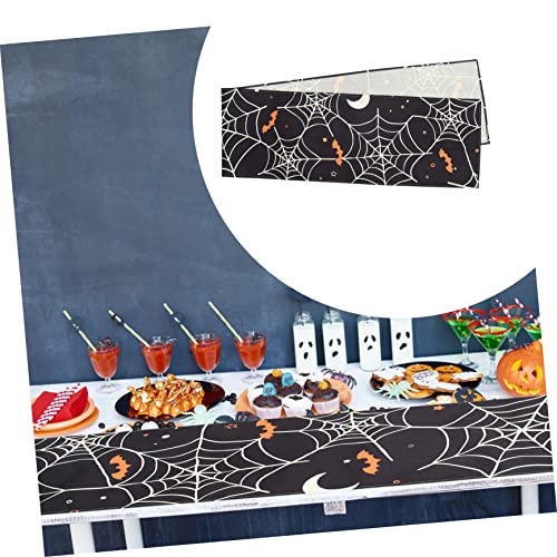Nappes Halloween lavables Cabilock lot de 5 pour banquets - 5