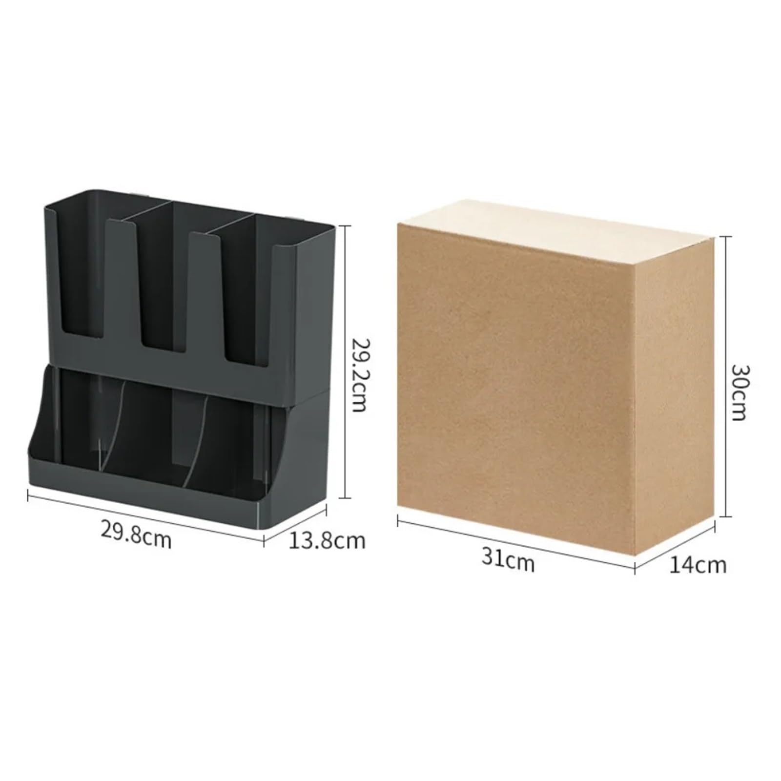 Dispenser Verticale for Bicchieri Di Carta A 6 Scomparti Per Ufficio