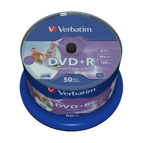 Verbatim 43512 - DVD+R vírgenes (50 Unidades) Cover