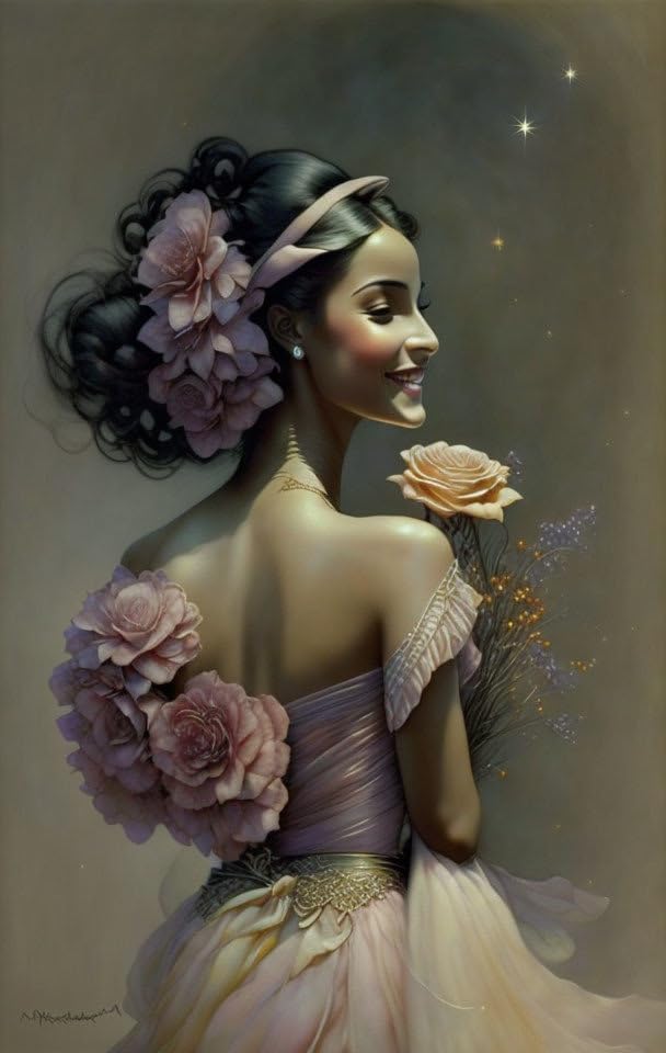 Tableau sur toile Beautiful Woman idéal pour créer une ambiance moderne dans votre salon