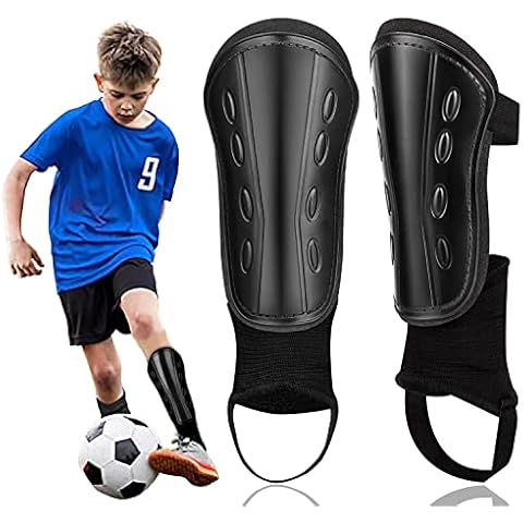 MMZ Non-Slip Shin Guards with Ankle Protection Cover
