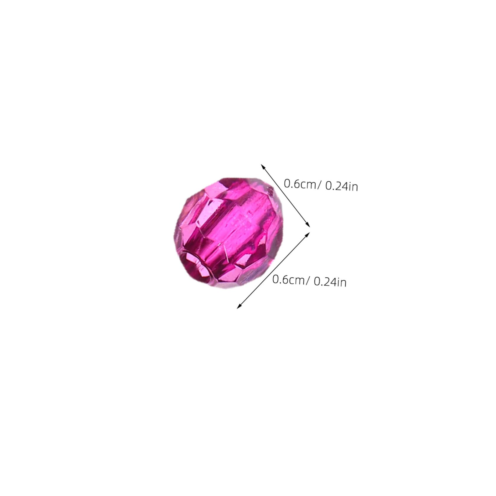 Perline Distanziatrici Sfaccettate In Acrilico Perline Sciolte Per La Creazione Di Braccialetti Per La Creazione