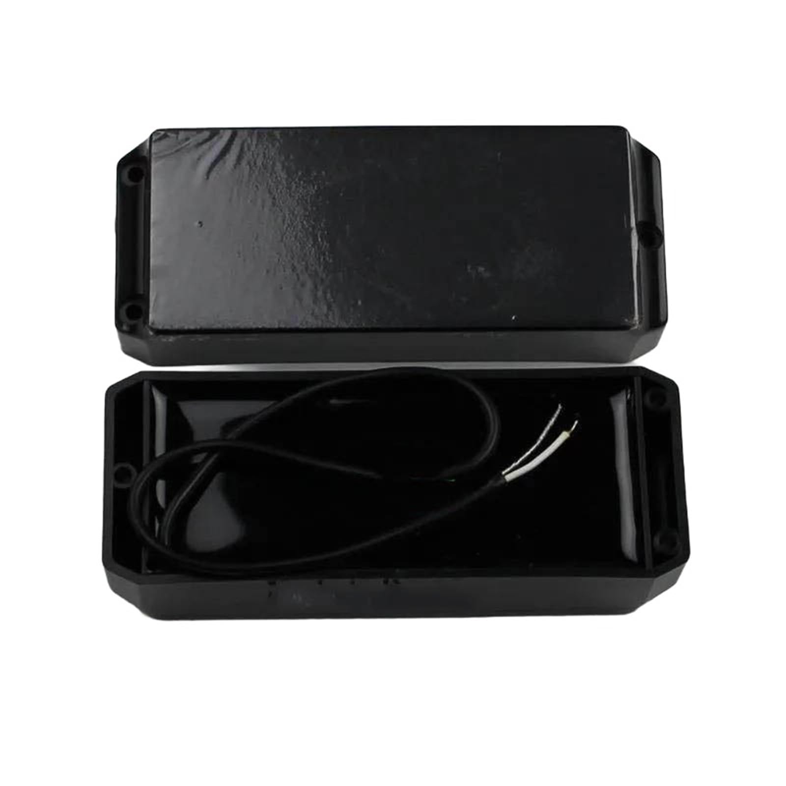 Pastilla De Guitarra Eléctrica Profesional Pastilla Negra Doble Cerrada | Pastillas para bajo eléctrico de 4 cuerdas.