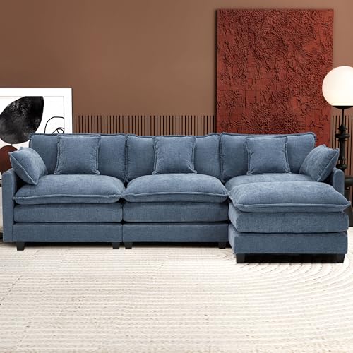 Ihanherry L Shaped Cloud Sofa 111.4