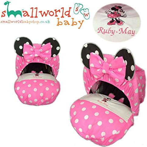 Small World Baby Minnie Mouse Baby Car Seat Cover