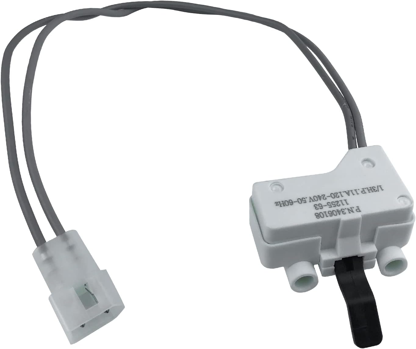 3406108 WP3406108 Dryer Door Switch-Replacement Part Compatible with Whirlpool Kenmore Dryers Washer Combo Replaces AP6008562 PS11741702 AP2947161 PS346705