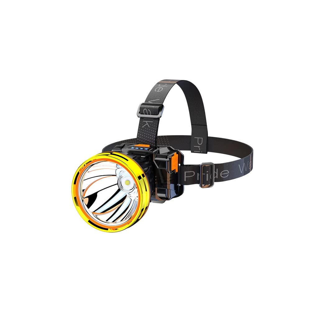 OYYMTE Headlight Strong Light Charging Night Fishing Head-Mounted Outdoor Lighting Induction Flashlight LED Miner's Lamp