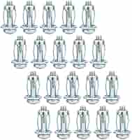 20 Dadi A Petalo Per Pareti Cave - 6x25mm, Per Cartongesso E Leggeri, Fissaggio Tendaggi - Foto 10