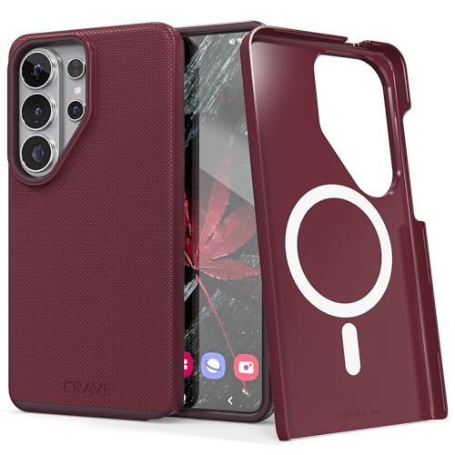 Image of Crave for Samsung Galaxy S26 Ultra Case, Compatible with MagSafe Shockproof Protection Dual Layer Case for Samsung Galaxy S26 Ultra (6.9 inch) - Berry