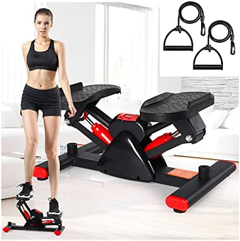 Steppers for Exercise, Exercise Step Machine with LCD Monitor Stepper Machine Fitness Aerobic Stepper Small and Compact Home Gym Equipment Durable & Heavy Load-Bearing 100kg
