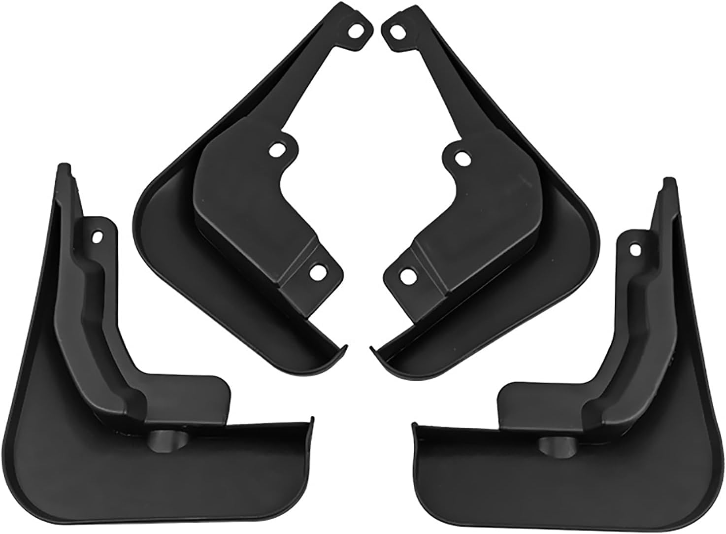 FengXH No-Drill Mudflaps for Chery Arrizo 5 Plus, Bolt-On Kit, Road Legal