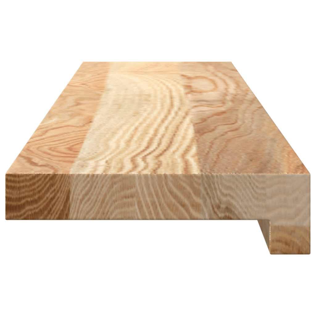 vidaXL Davanzali 2 pz Non Trattati 80x15x2 cm Legno Massello di Rovere, Bordo della Finestra, davanzale della Finestra in Quercia, davanzale in Legno