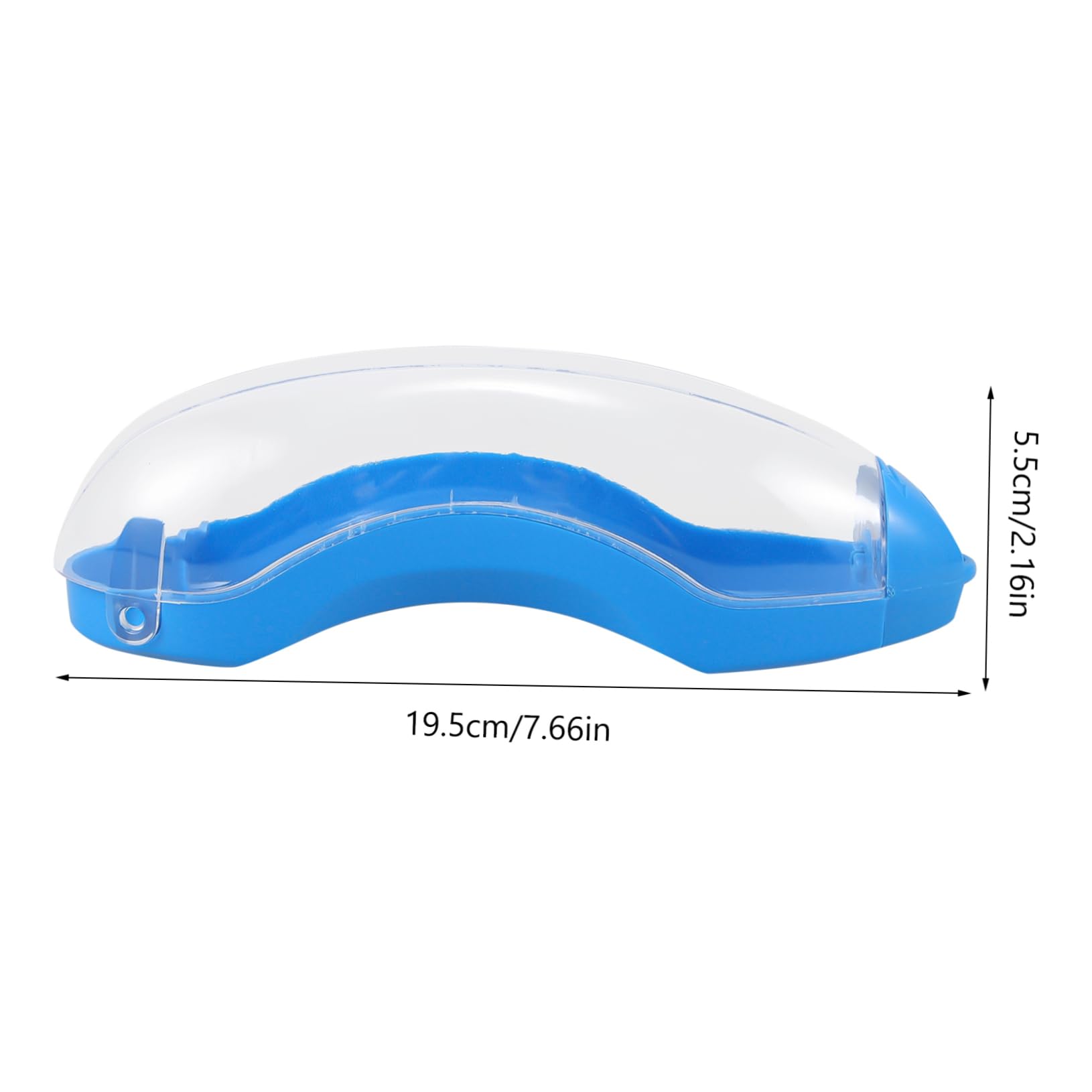 POPETPOP Swim Goggle Case Carrying Case Portable Goggle Storage Box Nose Cover Ear Plugs for Open Water Plastic