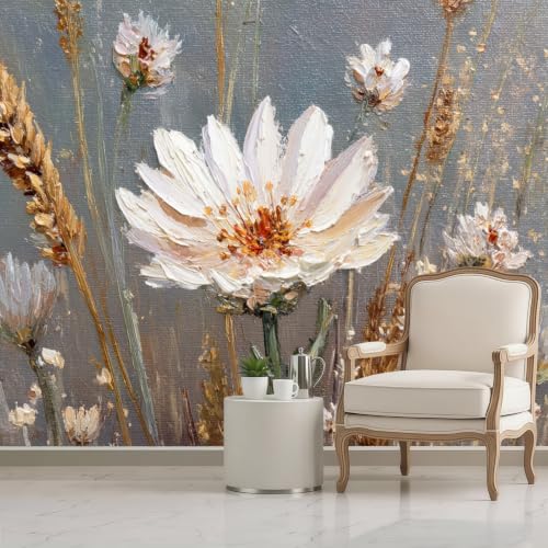 Papier peint fleurs aquarelles la solution pour sublimer un mur sombre - 4