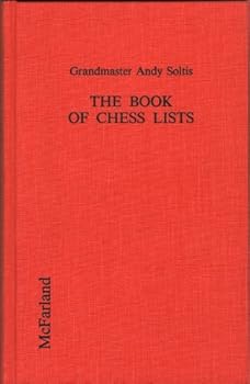Hardcover The Book of Chess Lists Book