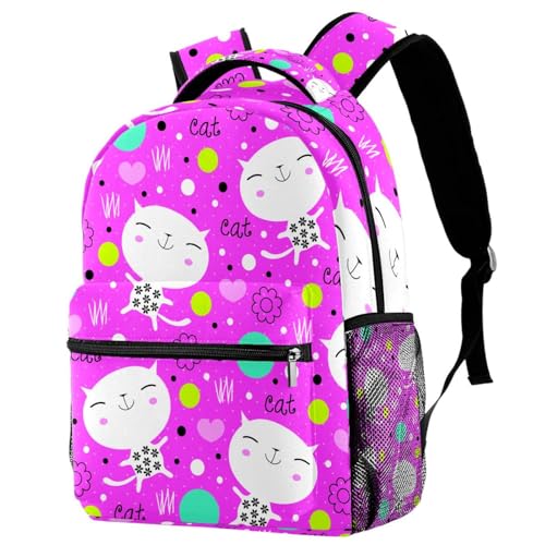 Sac à dos d'école grand volume pour ordinateur portable ado et fille