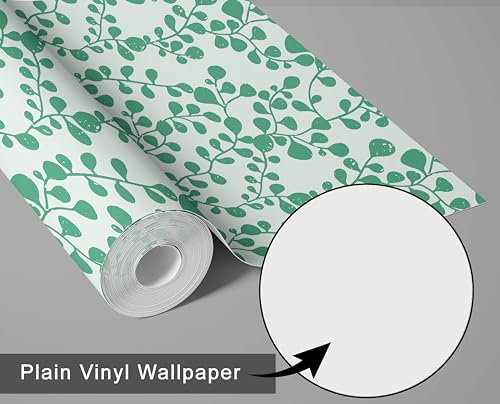 Papier peint adhésif repositionnable et vinyle texturé vert - 7