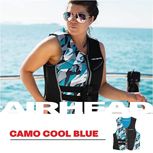 Airhead Men's Us Coast Guard Approved Camo Cool Kwik-Dry Neolite Flex Life Jacket #TOP5