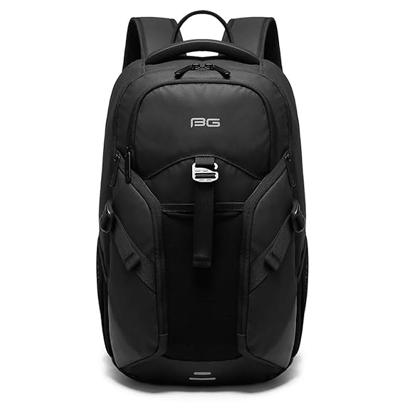 BANGE Anti-Theft Waterproof TPU Travel Laptop Backpack with USB charging (Black)