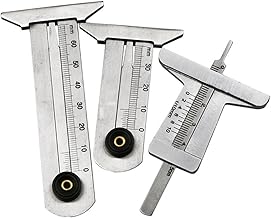 DOITOOL Medidor De Profundidade Da Banda De Rodagem Do Pneu Medidor De Profundidade Do Pneu Da Motocicleta Verificador Da Banda De Rodagem Pneus Tipo Mostrador Medidor De Profundidade