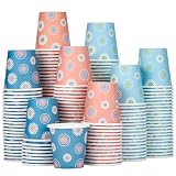 SIUQ 300 Pack 3 oz Paper Cups, Disposable Bathroom Cups, Mini Mouthwash Cup