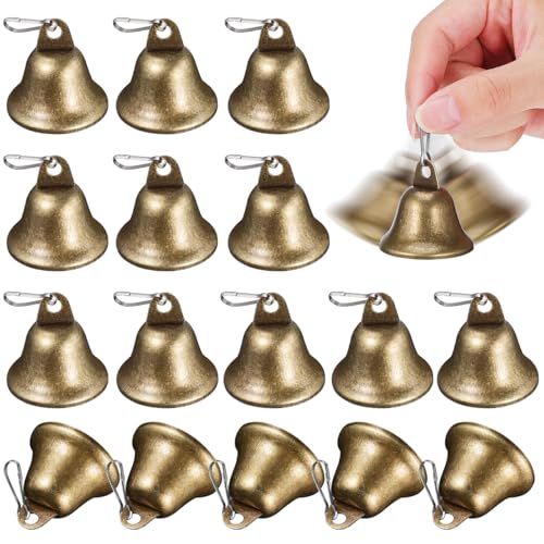 Kisangel Campanas Navideñas Pequeñas De Metal Vintage para Manualidades Y...