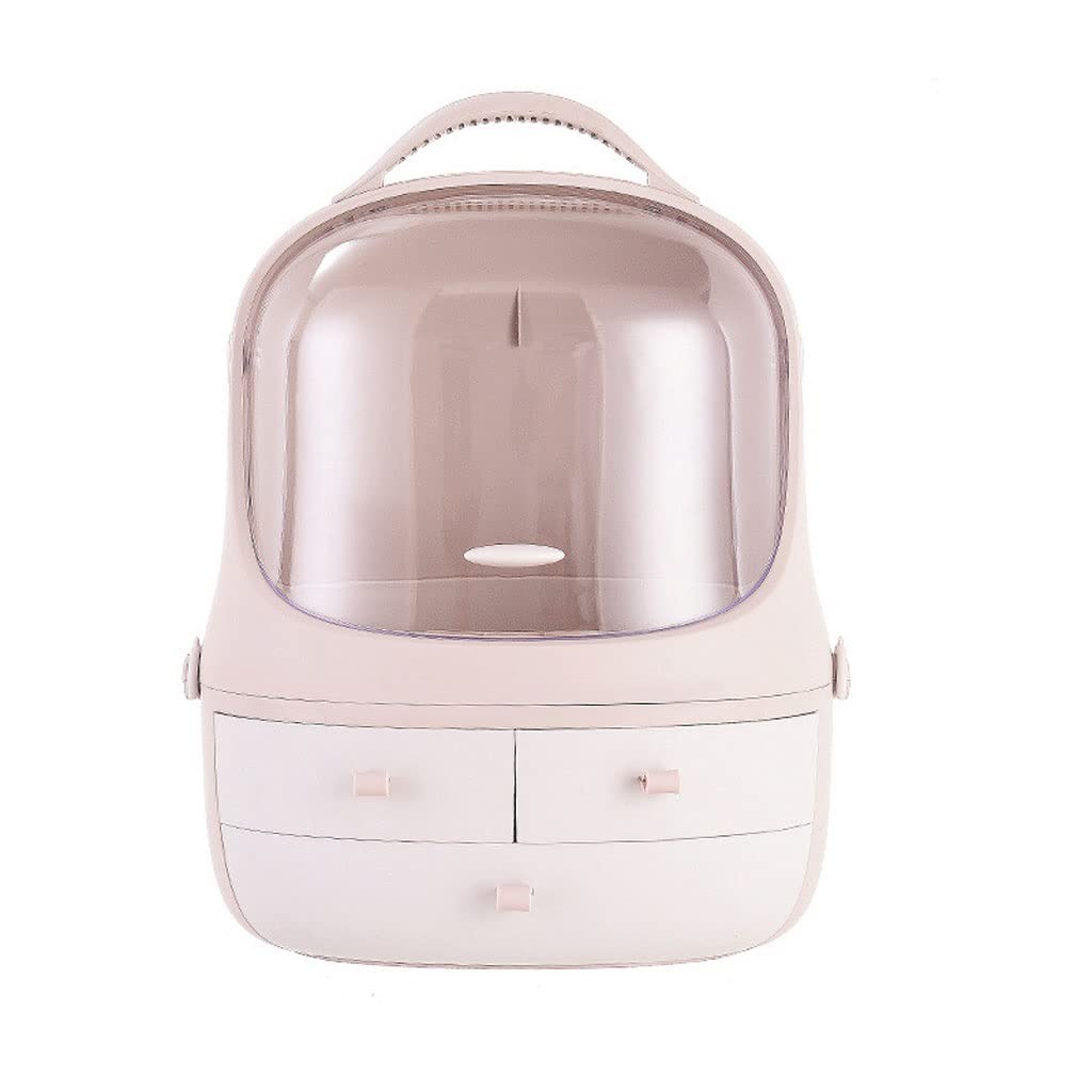 Porta Trucchi Organizer Scatola di immagazzinaggio cosmetico Multi-function Rack for la cura della pelle Prodotto stoccaggio del desktop adatto for il comò da camera letto bagno Vanity(A)