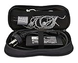 GLRSBUTY Laptop Power Adapter Bag Carrying Case Travel Electronic Cable Storage Management Mesh Bag Cell Phone and Computer Charger Cable Accessory Portable Zippered Pouch Organizer Can Put In Luggage