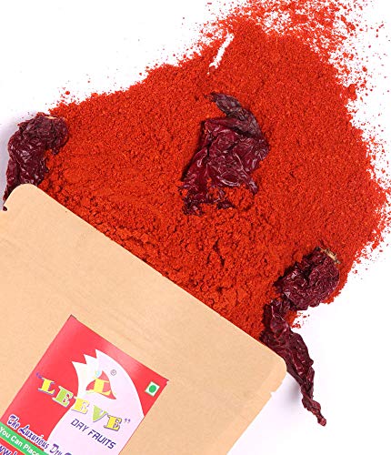Image of Leeve Kashmiri Chilli Powder 400g | Natural Red Mirch Powder | Rich Color & Mild Spice | For Curry, Tandoori & Gravy | No Artificial Color | Hygienically Packed
