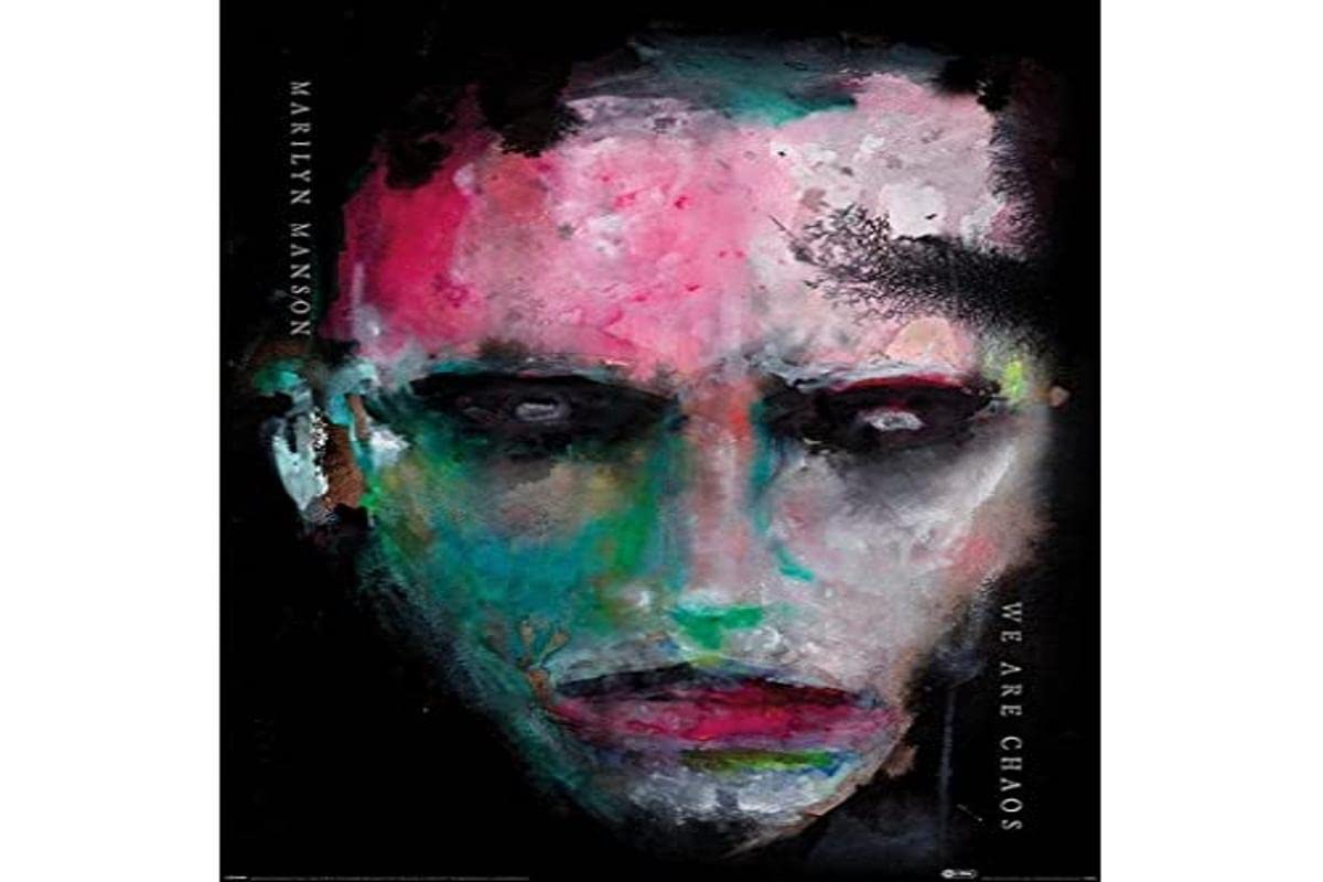 Pyramid Multicoloured Marilyn Manson We Are Chaos Poster