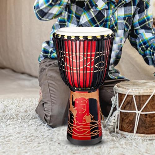 Tambour de Bongo 8 pouces multicolore instrument de percussion à main