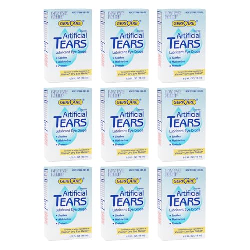 GeriCare Artificial Lubricating Tears, Soothing Eye...