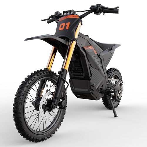 RKJ Electric Bike for Adults, 6000/4250/2200W, 53/45/31MPH, 60V 30Ah, 48V 26/15Ah E-Bike, 75-60Miles Electric Motorcycle, Full Suspension, 20"/17"/14" All-Terrain Fat Tires Electric Dirt Bike