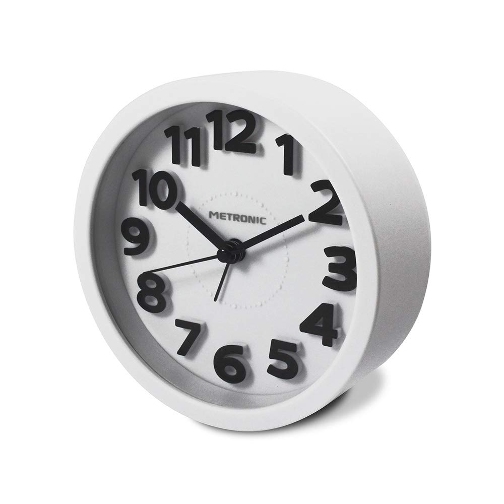 Metronic Alarm Clock white