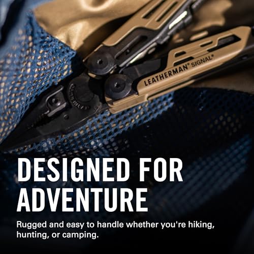 Leatherman Signal Multi-Tool - 19 Tools for Camping and Survival - Brown by Leatherman - Used condition - CA$180.64