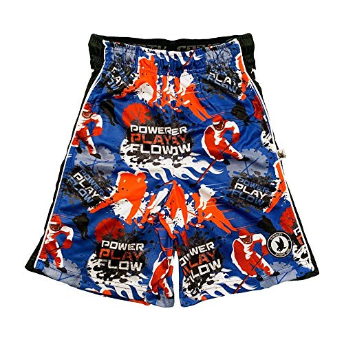 Flow Society Boys' Big Power Play Hockey Shorts - Boys Shorts - Gym Shorts