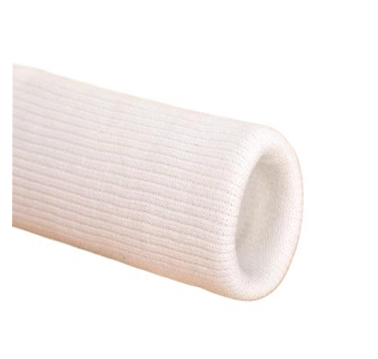 Ribbed Knit Cuff Garment Knitted Ribbed Elastic Side Neckline Threaded Trousers Down Jacket Sweater Children Cuffs Rowan Accessories Fabric(White)