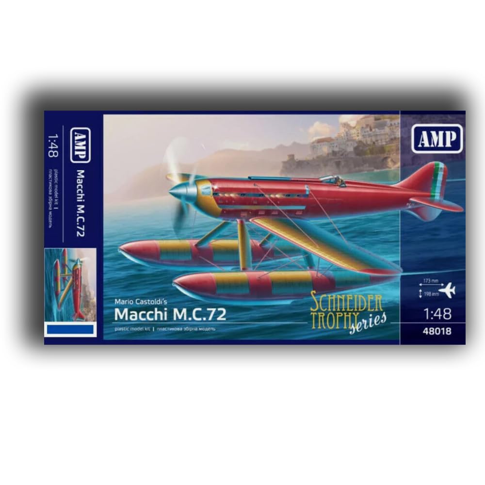AMP 48-018 - 1/48 - Mario Castoldi's Macchi-Castoldi M.C.72 Plastic Model Kit